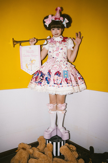 サーカスサスペンダーロリータドレス＋スカート