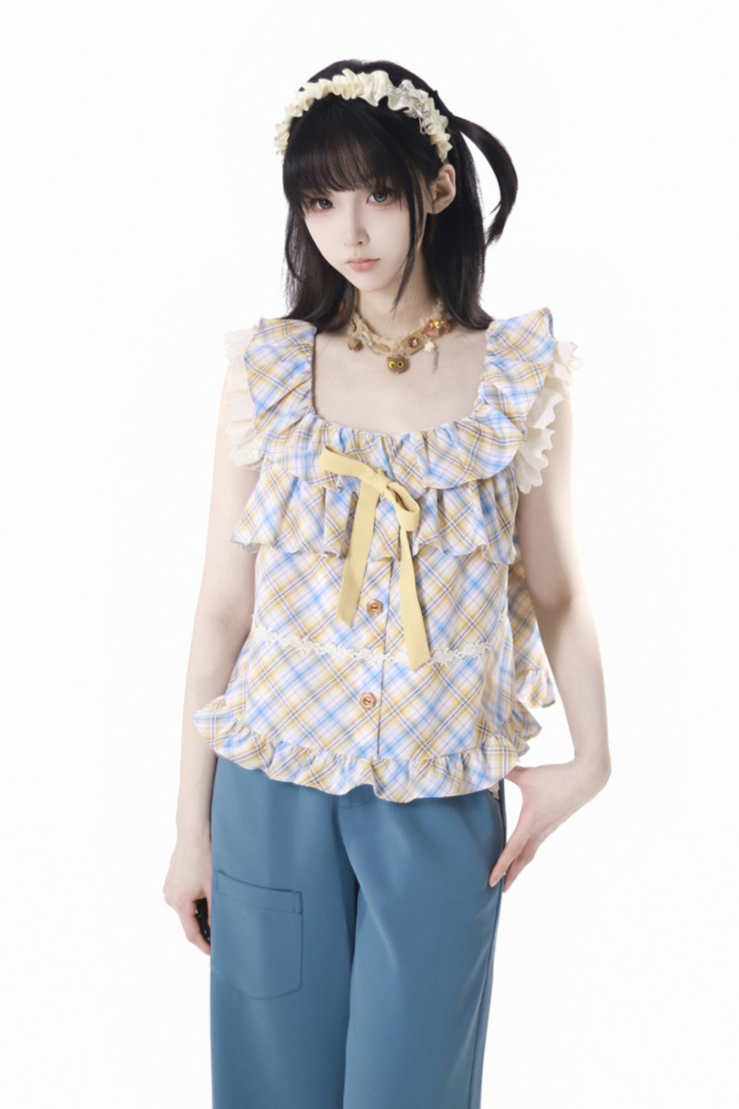 Sunflower Dream Girl Dress + Vest + Shirt + Pants