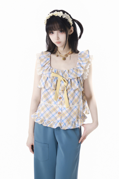 Sunflower Dream Girl Dress + Vest + Shirt + Pants