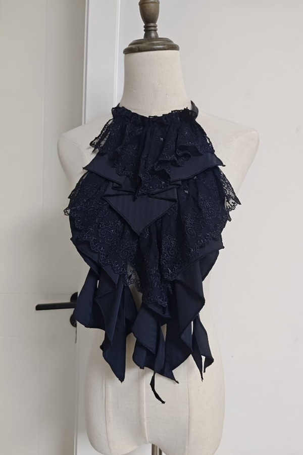 【12月29日予約締切】ダークゴシックエレガントレースフリルジャボ