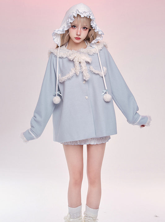 Doll Sailor Collar Blue Coat