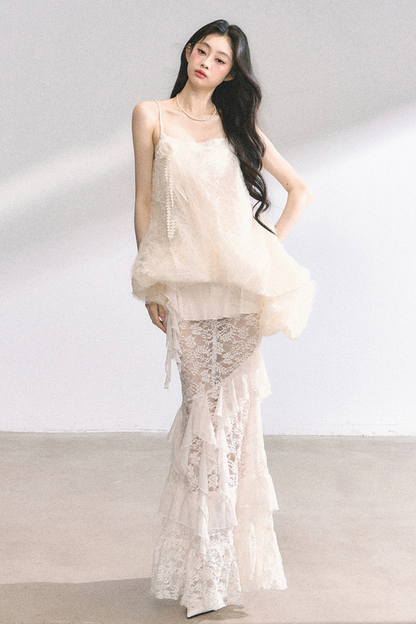 ロイヤルシスターレーストップス+マーメイドスカート