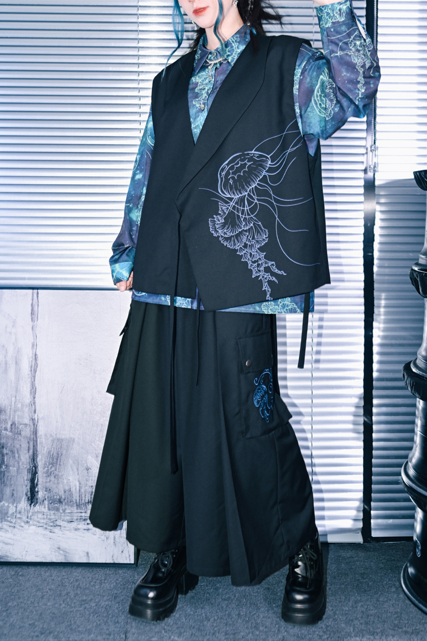 シックワイドレッグパンツ