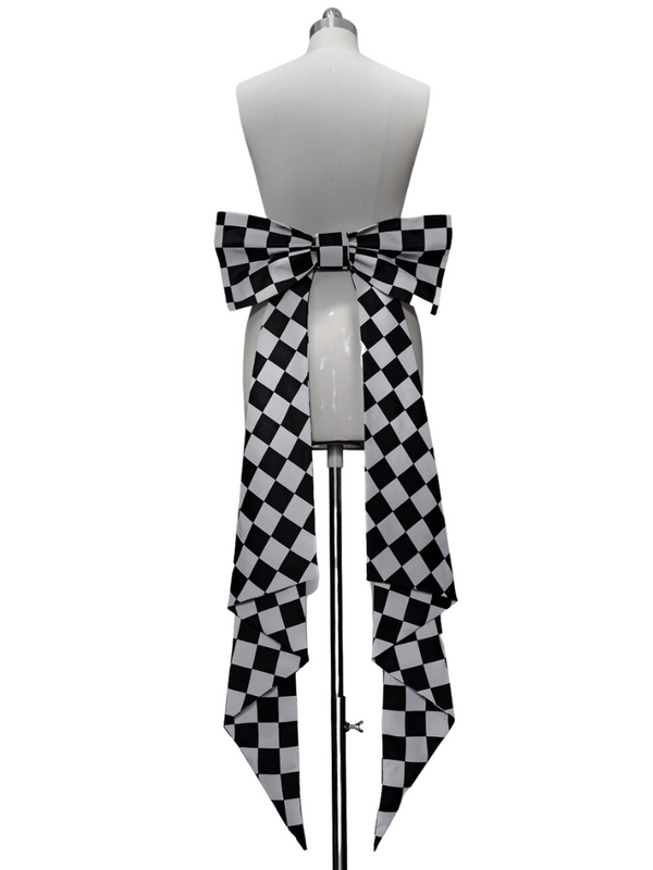 Rabbit Theatre Block Check Lolita Shirt Pants Waistband All Setup [Reserved Item].