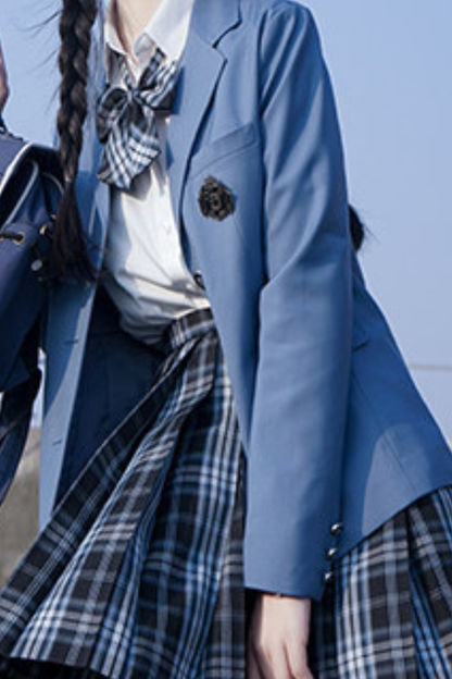 College-Blazer mit Stickerei