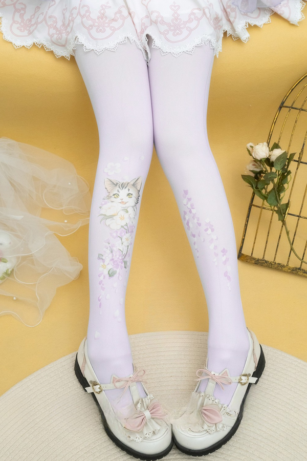 Dream Sweet Flower Lolita Tights