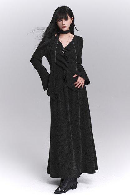 シックモードトップス＋ロングスカート