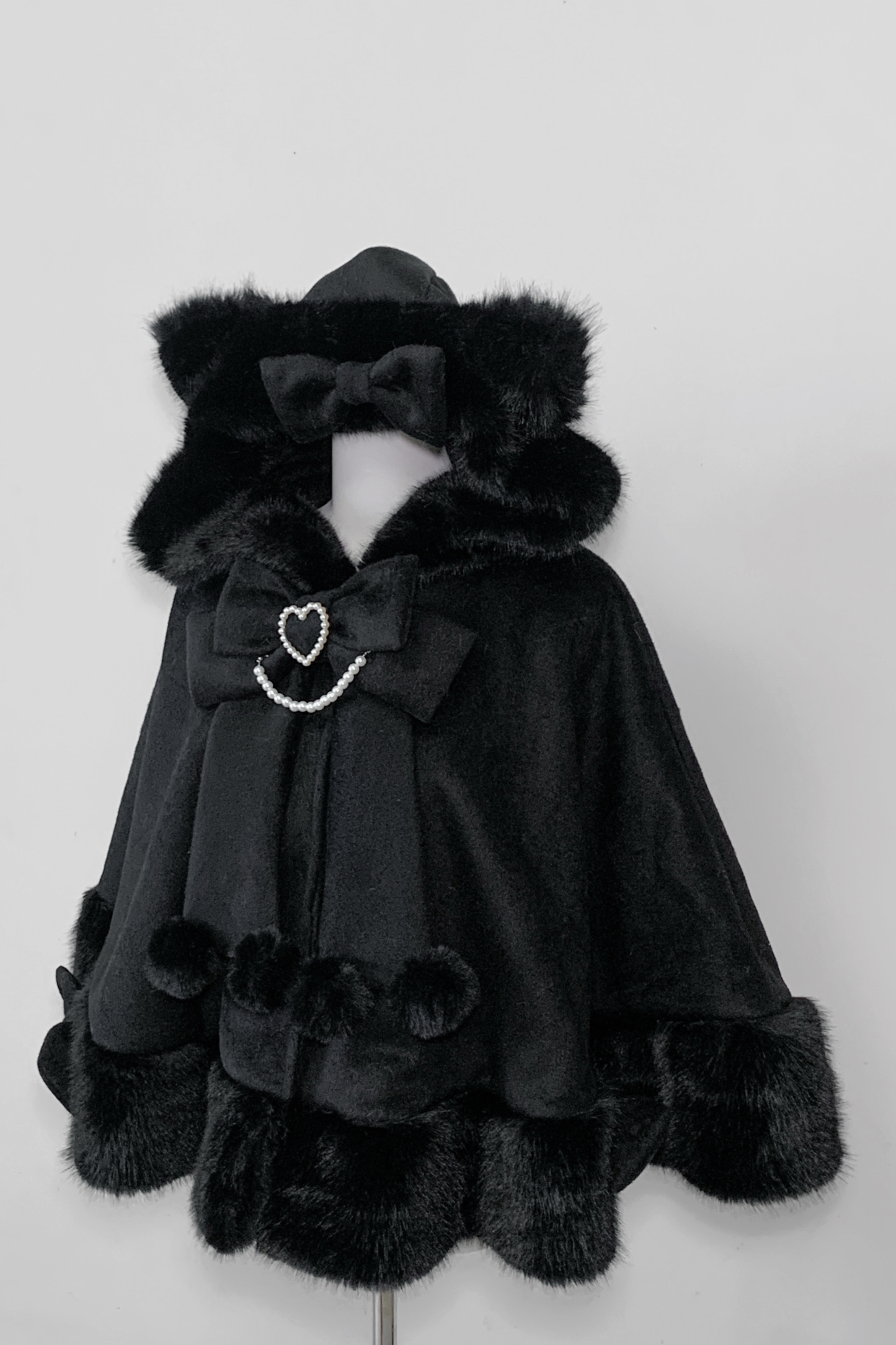 猫耳スノーケープ