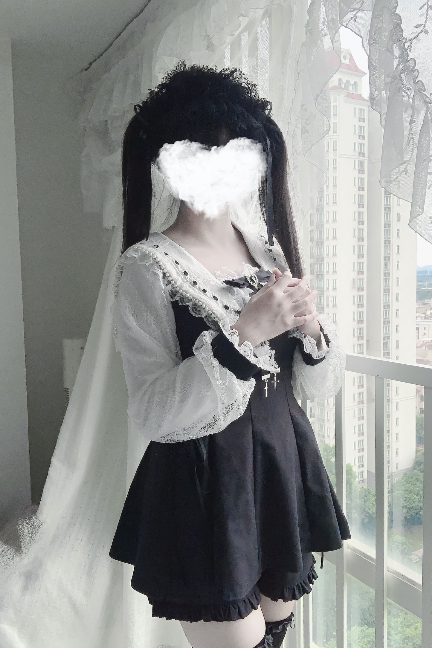 Mine ribbon flared top + shorts