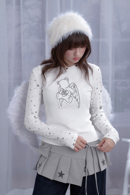 ホワイトスターエンジェルベアトップス