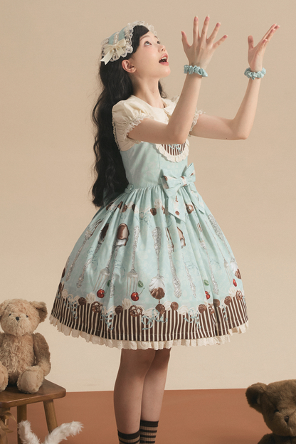 Sweet Mint Doll Lolita Dress