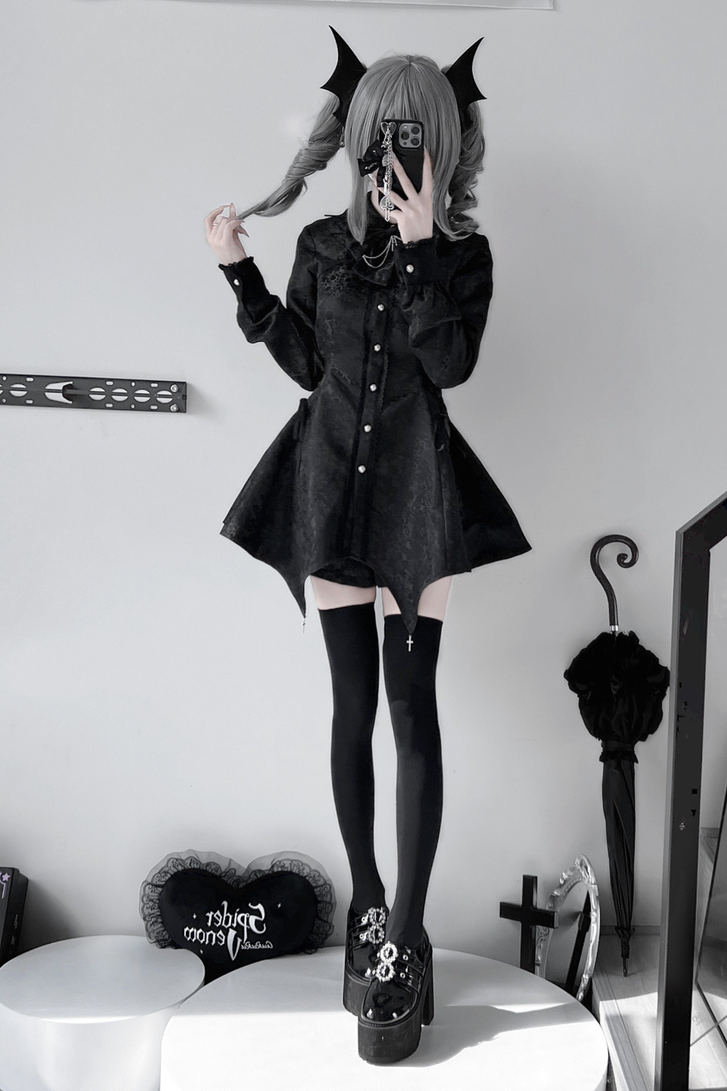 Witch Lace Dark Dress