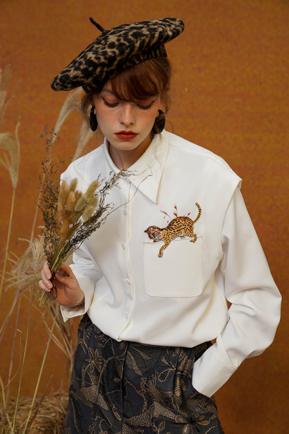 レオパードタイガーシャツ