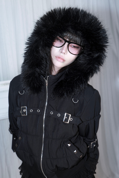 バックルストラップパンクアウター