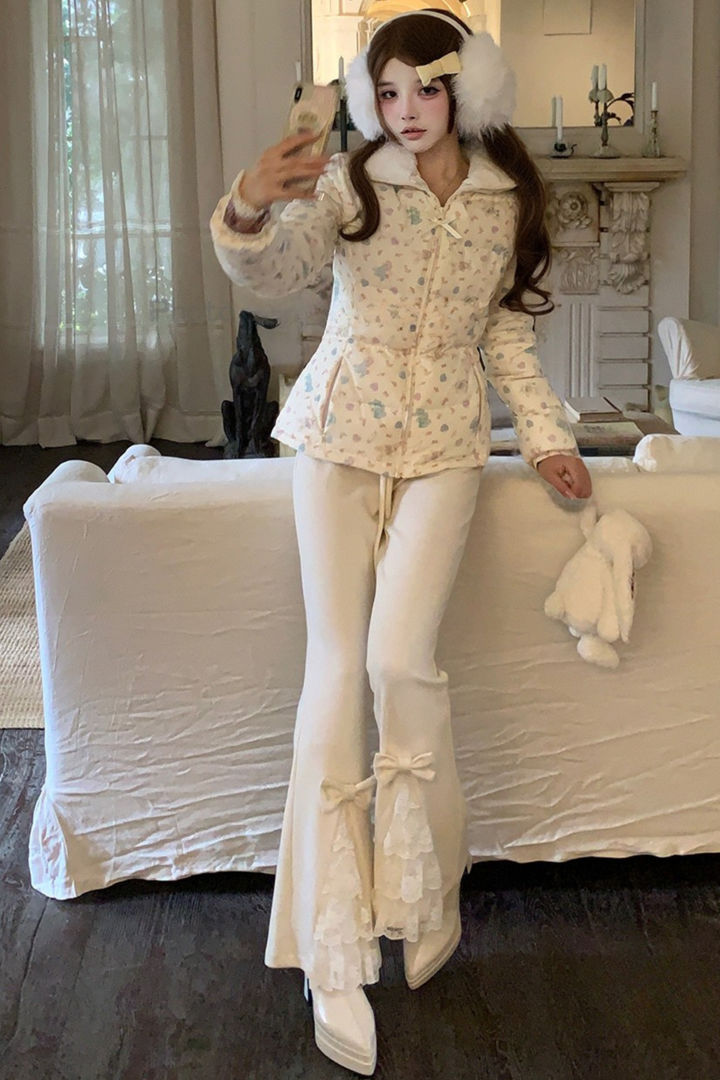 スイートフラワージャケット+パンツ