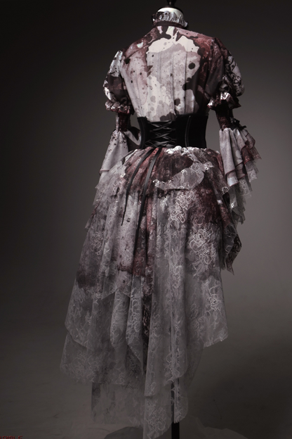 Horror Amusement Park Lace Waist Corset