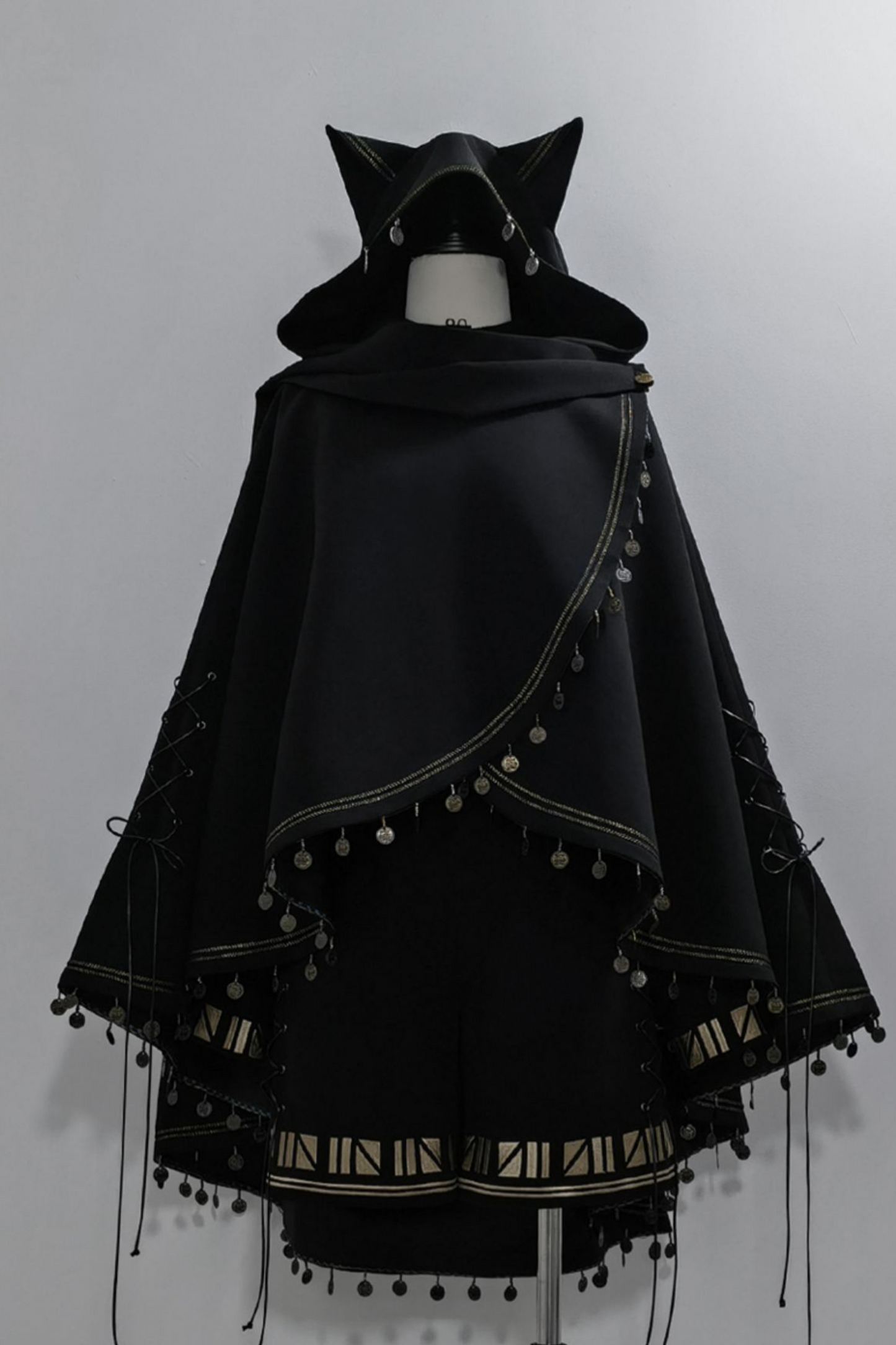 [Mar. 26, 2012 Deadline for reservation] Black Cat Lolita Prince Series Cat Ear Oversize Cloak