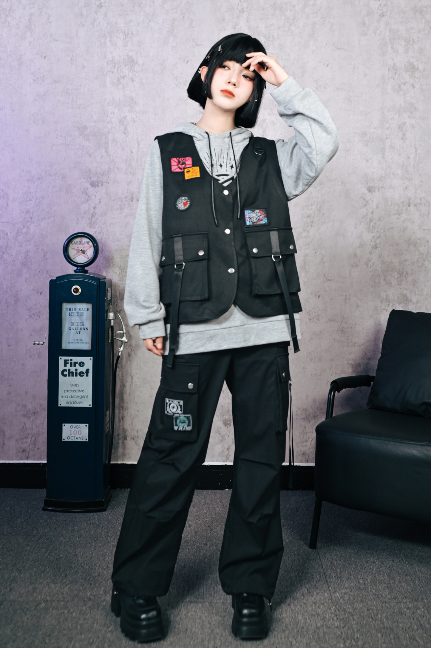 ワークウェアスタイルストリートベスト