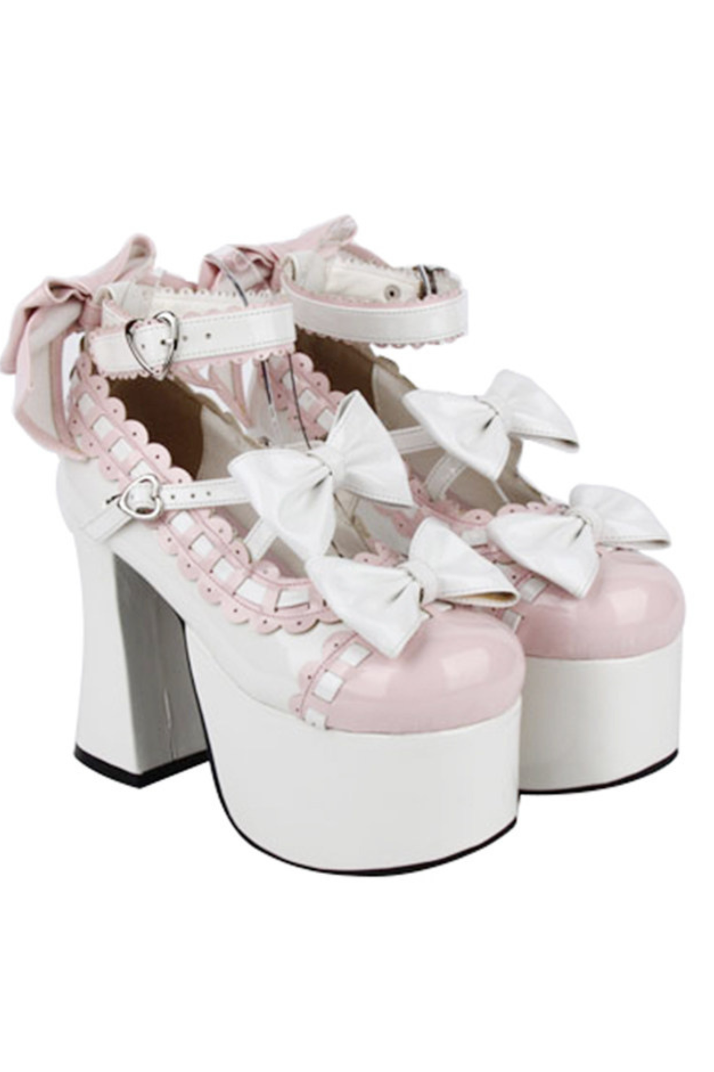 Ribbon Frill Stitching Lolita Shoes