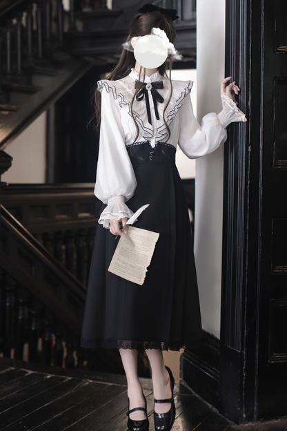 Elegant Sweet Frilled Dress