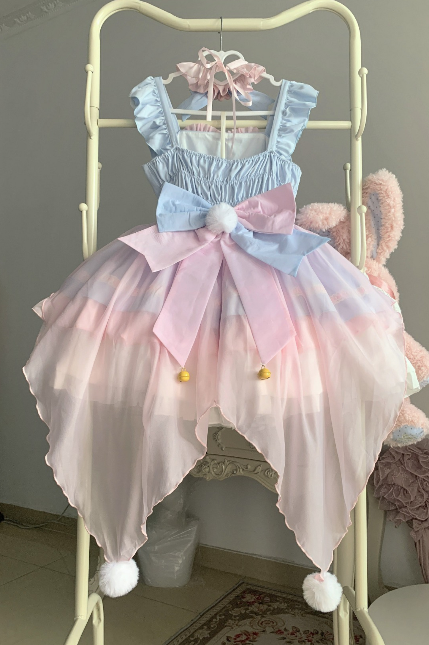 Sweetheart Rabbit Pastel Lolita Dress