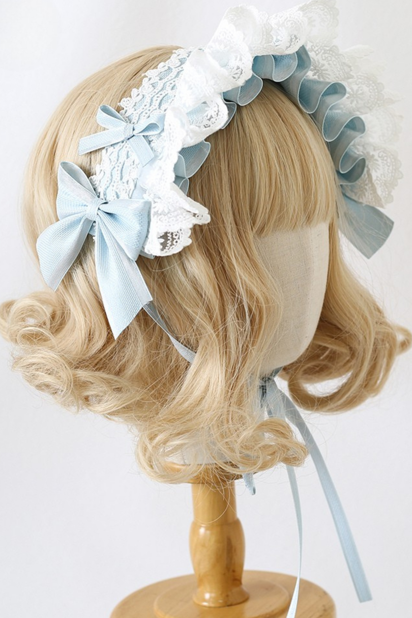 Light Blue Flower Lolita Accessories