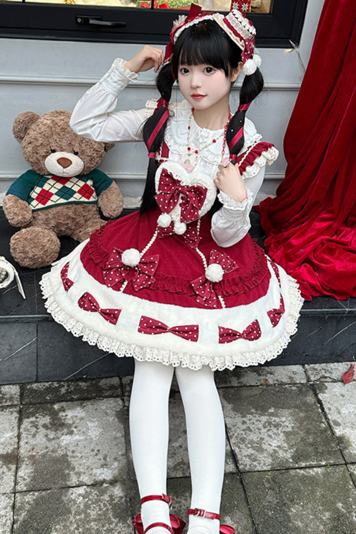 Snow Velvet Lolita Dress