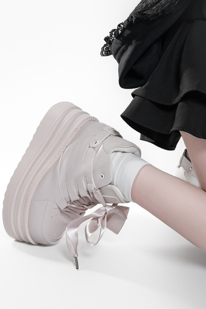 Wing-Shaped Platform Shoes