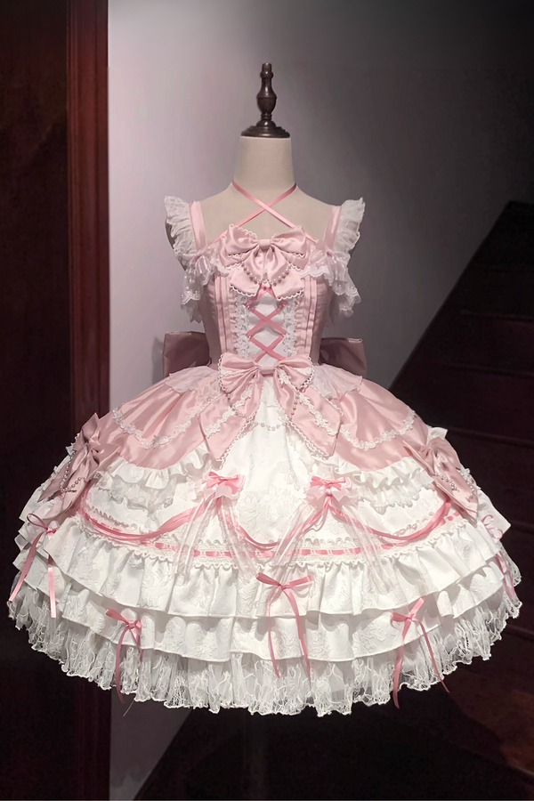 [Reservation Product] Magical Girl Tiered Dress + Full Set + Headdress