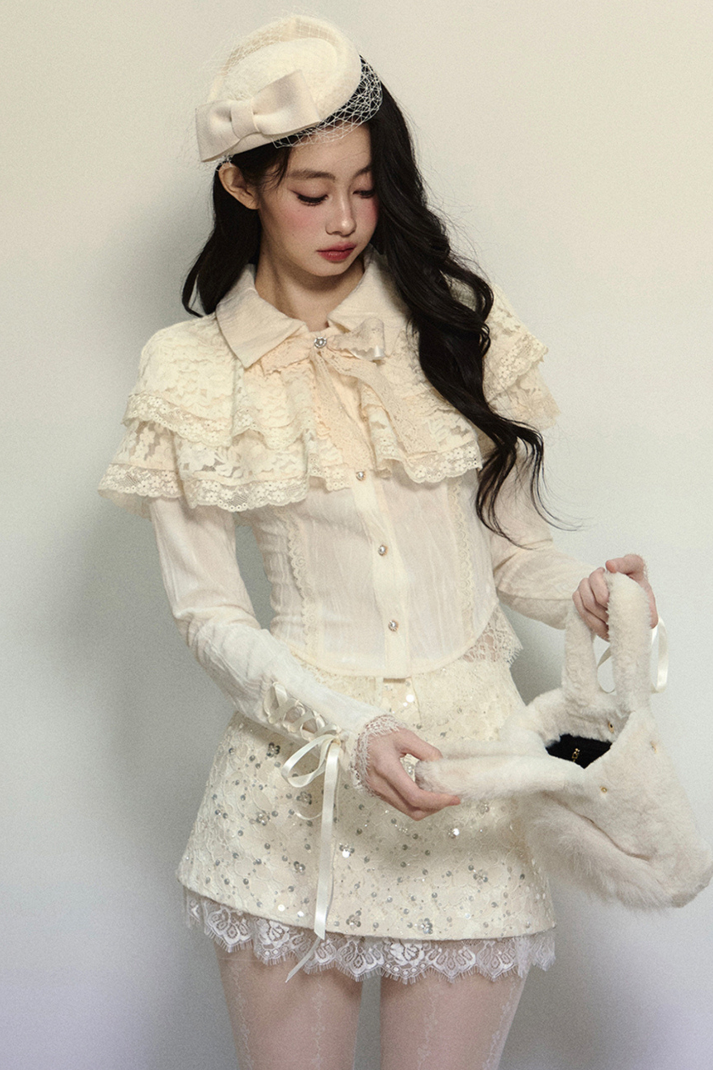 French Lace Elegant Shirt