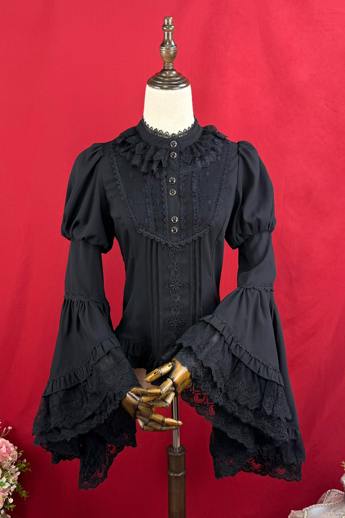 Stand collar princess sleeve Lolita blouse