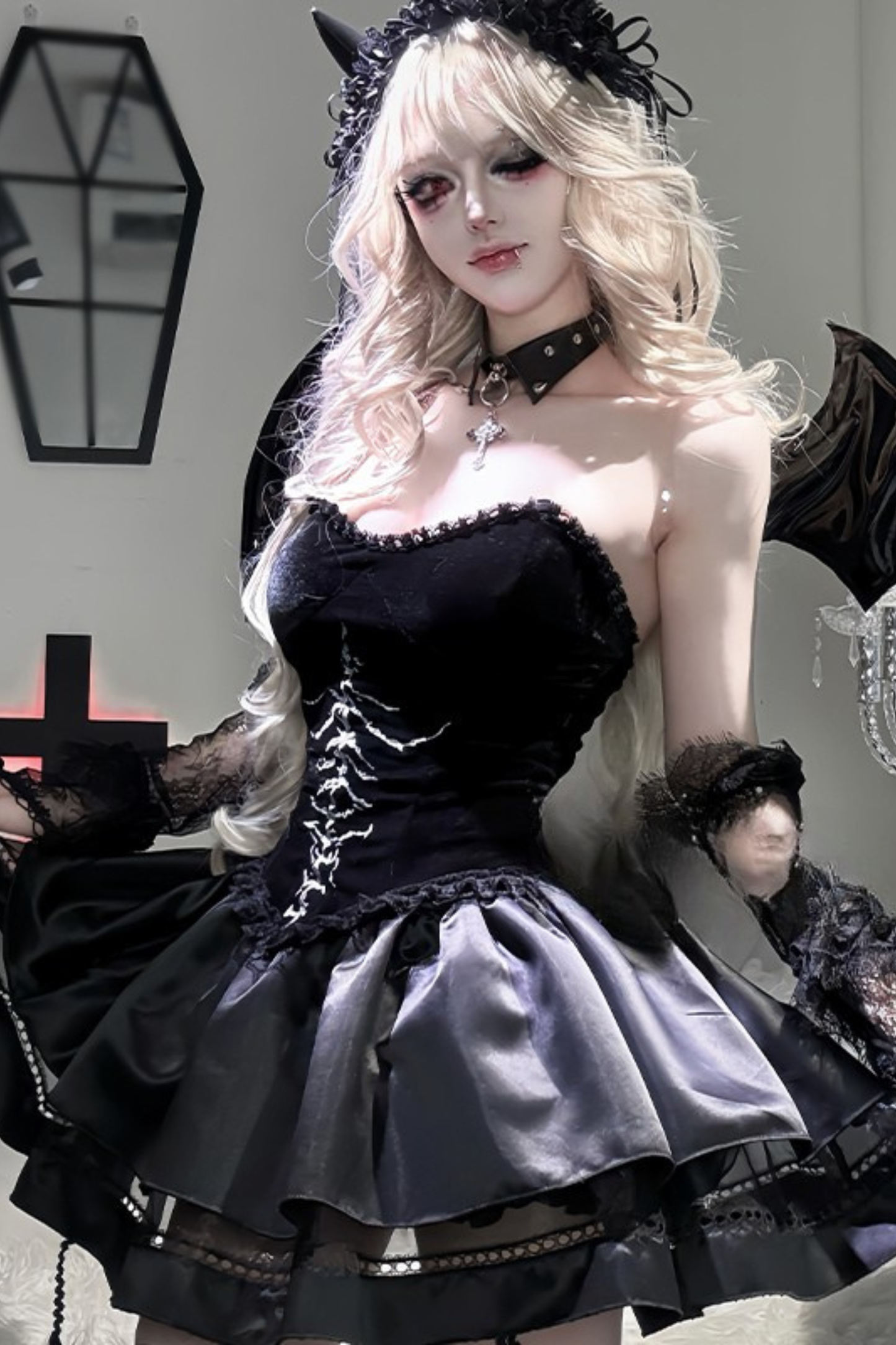 ダークガールラブキュアバンドゥ+ショートスカート