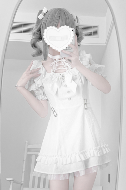 Source Monochrome Black Subculture Dress