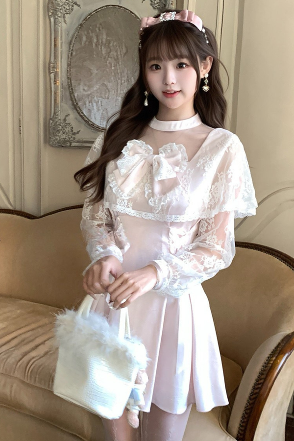 French Sweet Flare Dress