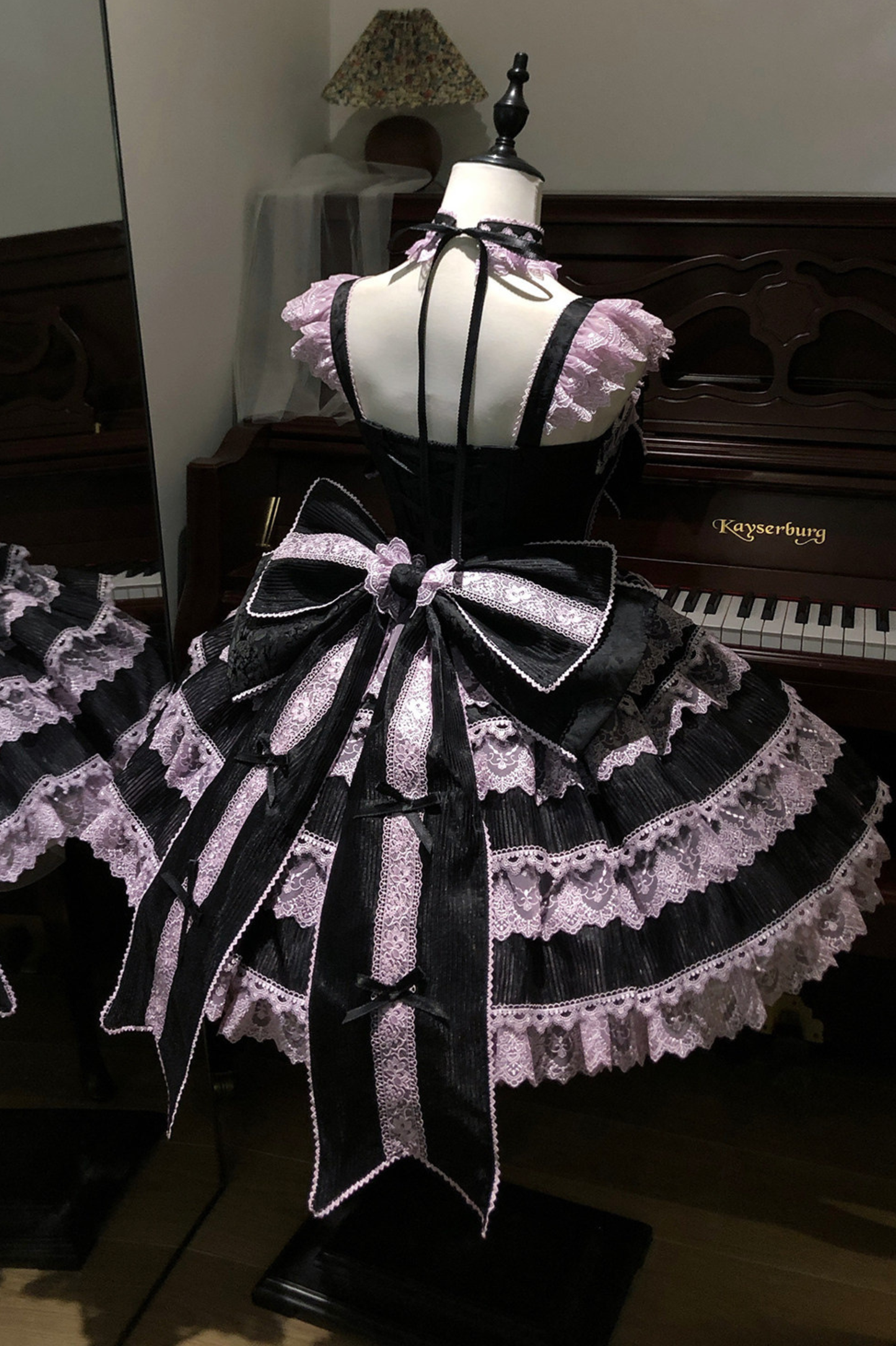 【予約商品】プリンセスバレエケーキロリータドレス+ヘアバンド+ネックレス+スリーブ+テール