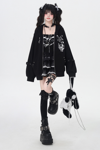 Cat Ear Hood Loose Hoodie