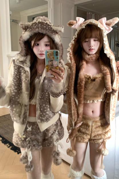 バンビマント+キャミソール+パンツ