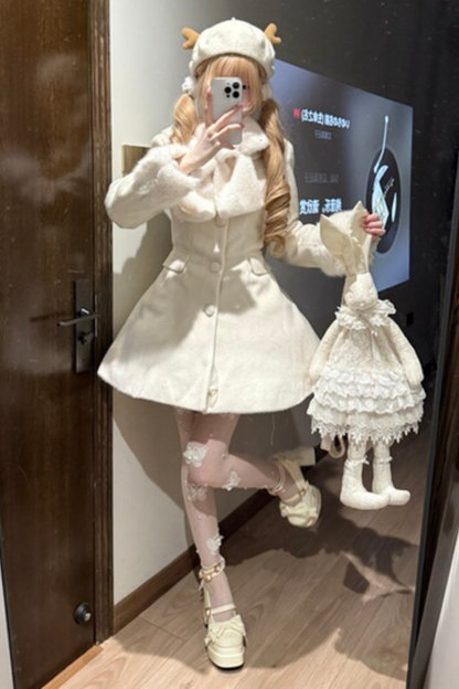 イミテーションフォックスファーコート