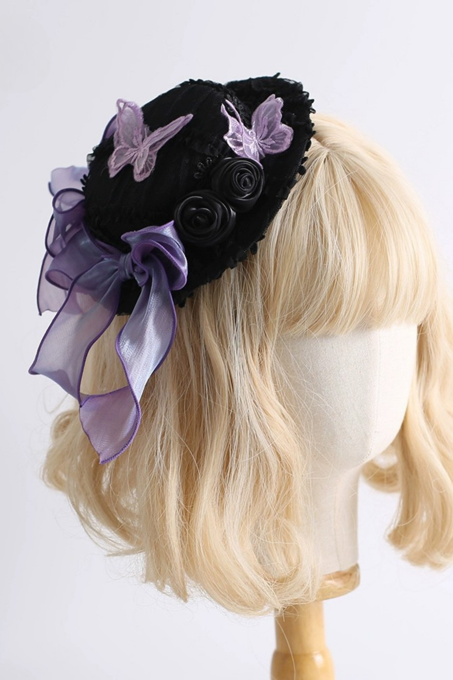 バタフライリボンシルクハット