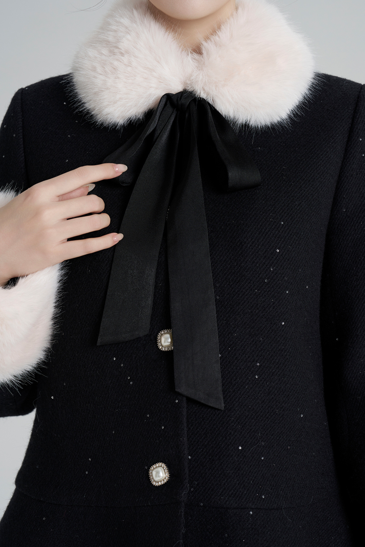 フレンチウールンファーコラルコート