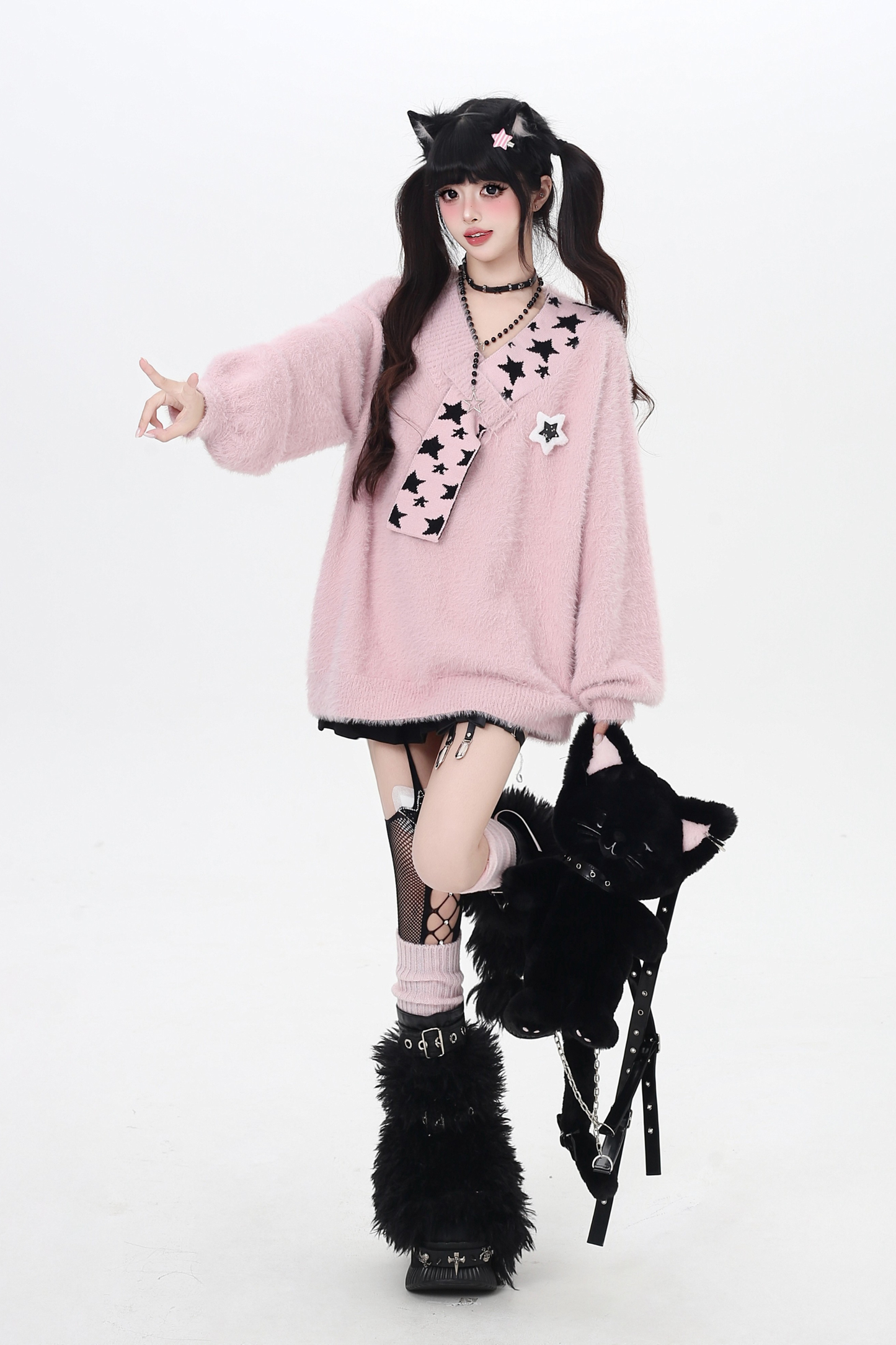 Star Design Loose Top