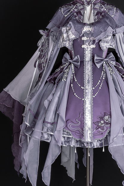 【予約商品】ダークチャイナロリータフェアリードレス+ショルダー+スリーブ