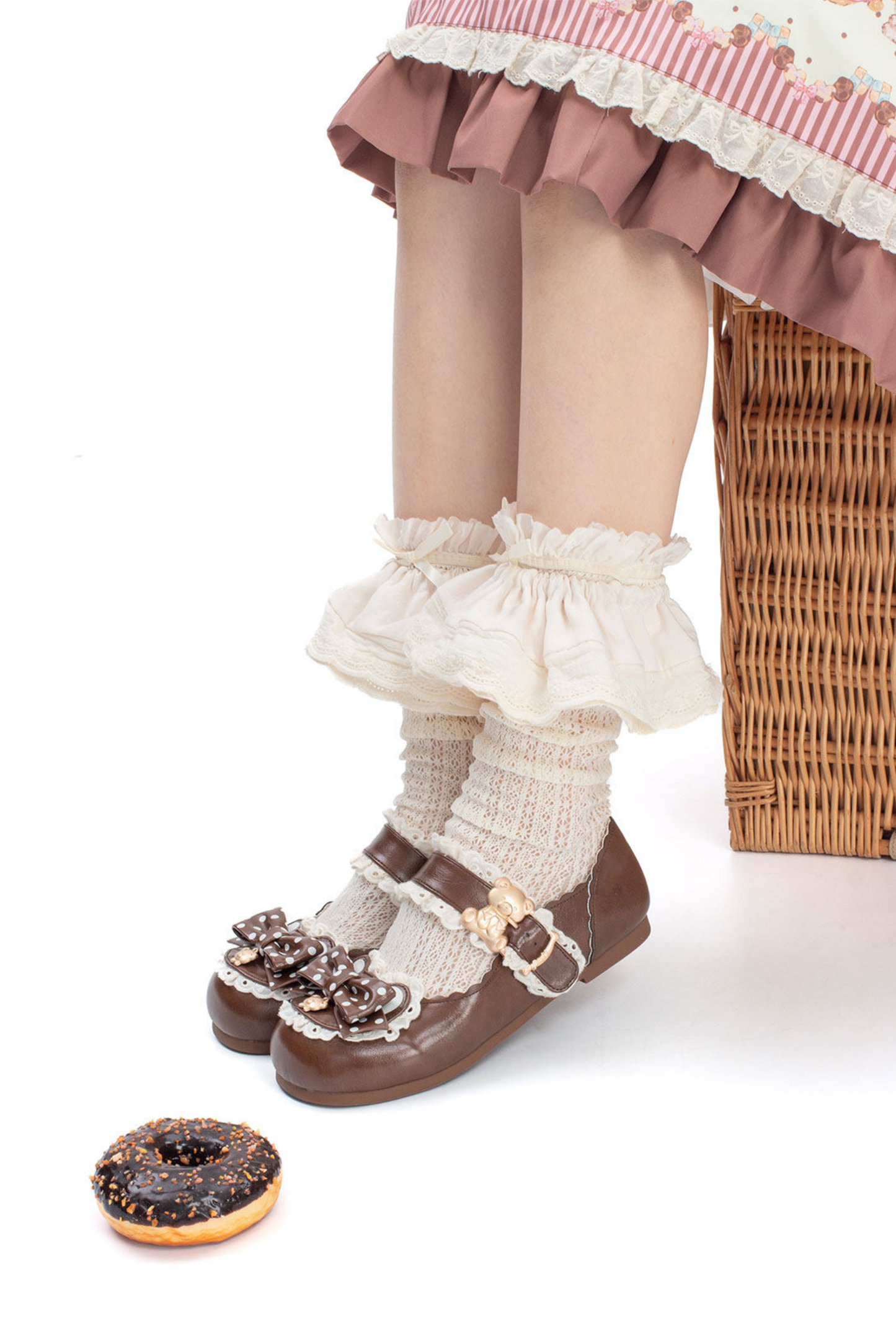 Bare Polka Dot Lolita Shoes