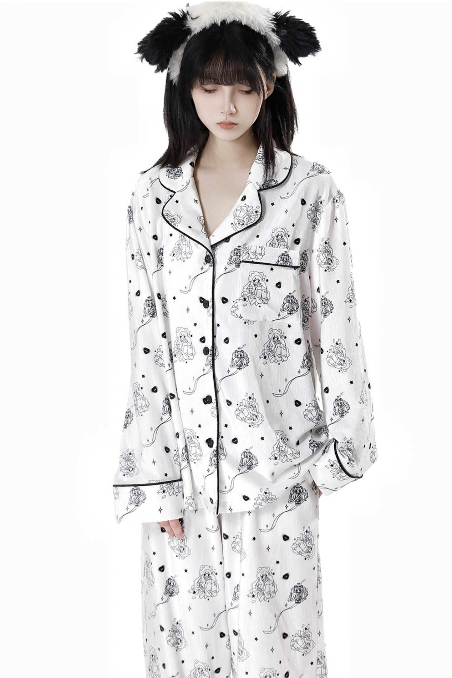 Chic Girl Stick Home Tops + Pants