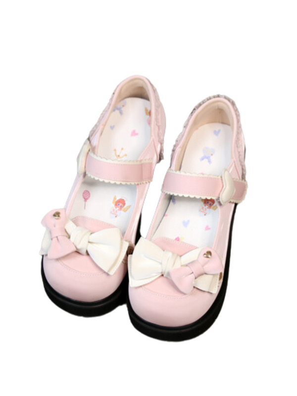 Round Toe Lolita Princess Platform Shoes