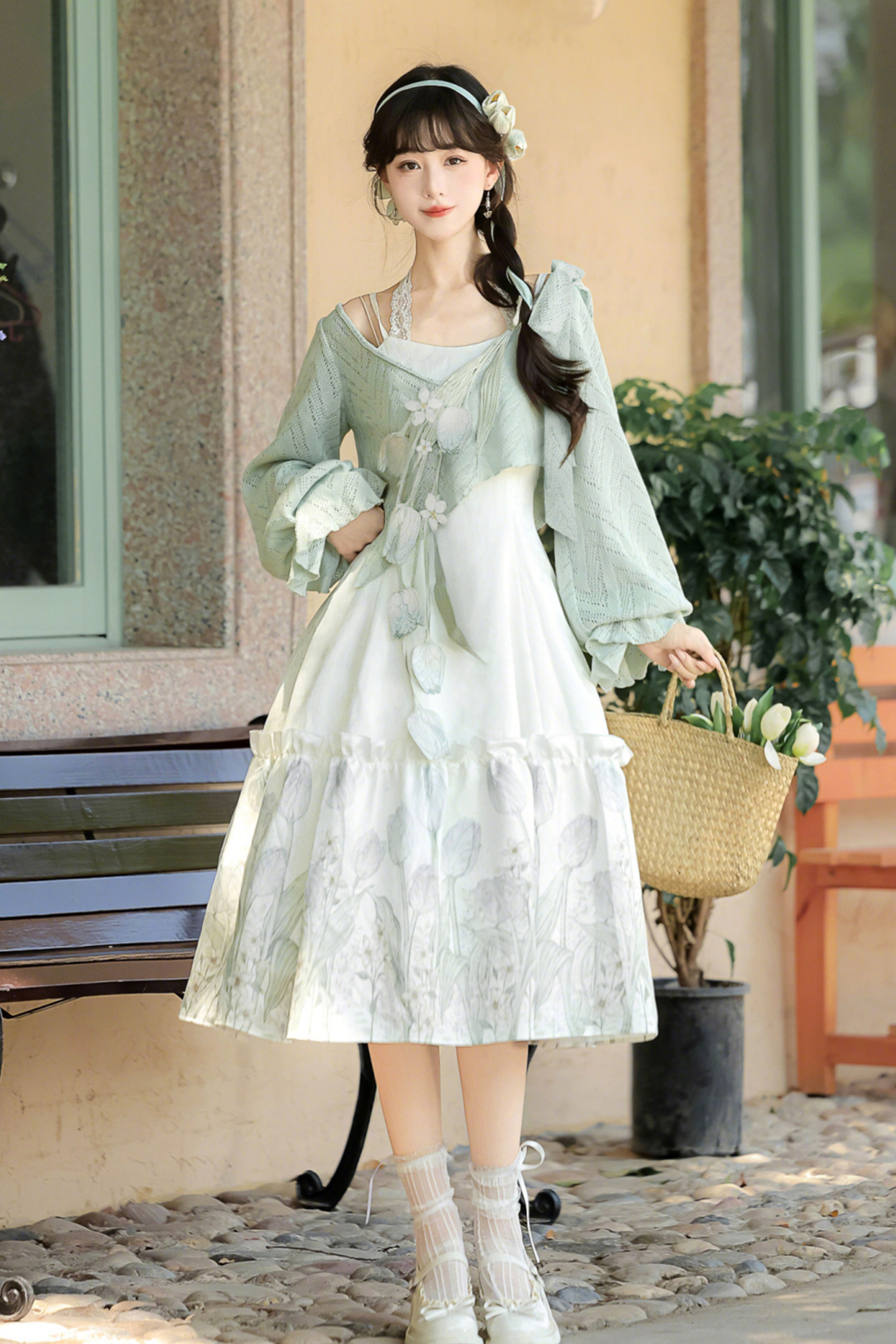 Neverless Island Slip Dress + Top