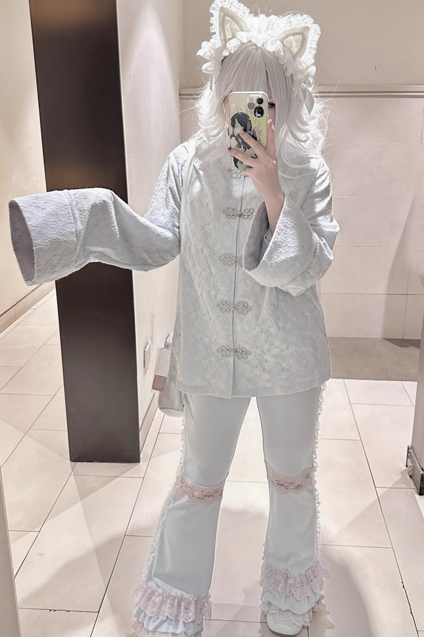 China Buckle Little Top + Uras Camisole + Flared Pants