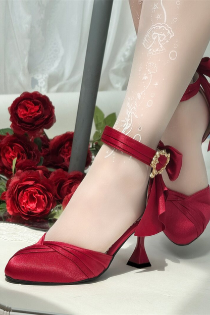 プリンセスリボンロリータシューズ