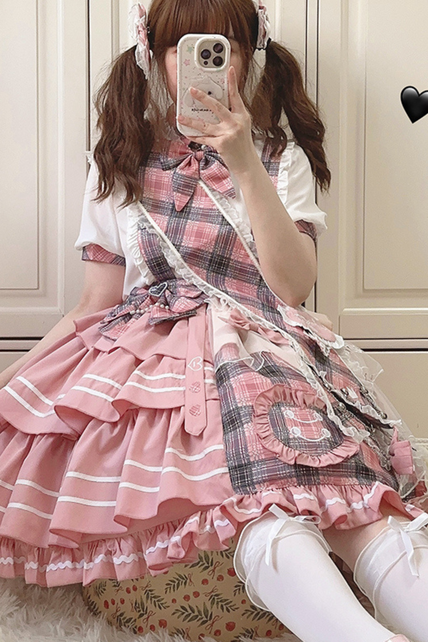 スイートハートアイドルソングロリータセットアップ