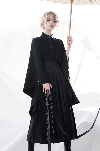 ダーク皇子ビッグスリーブブラウス